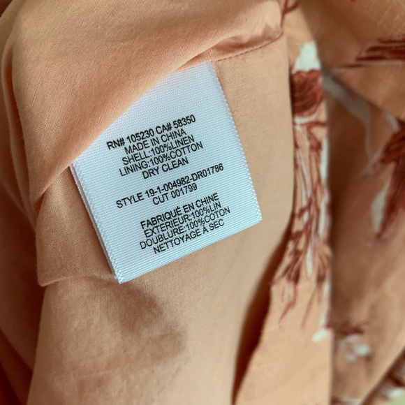 NWT Joie Ethelda 100% Linen Midi Dress Small - Picture 5 of 7